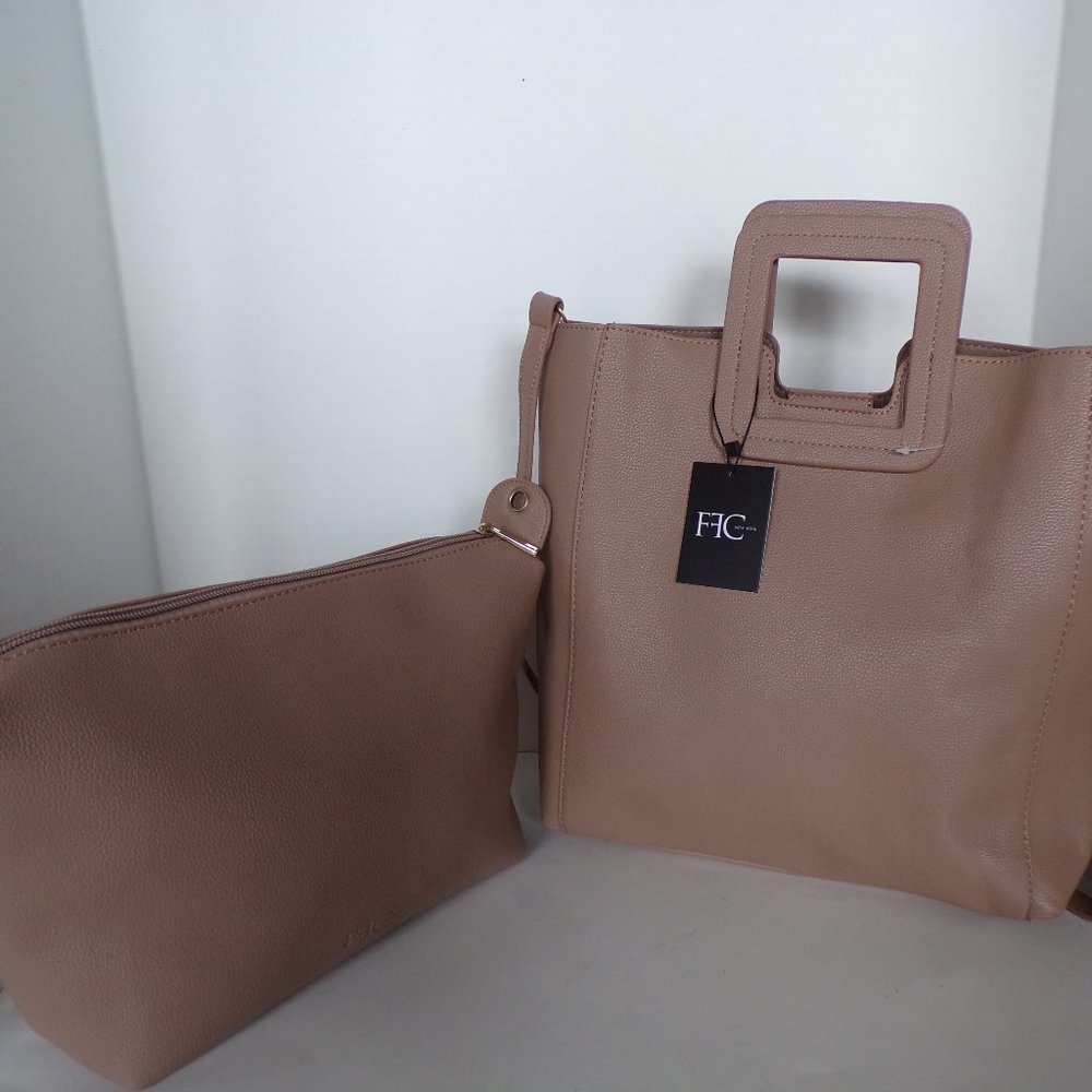 NWT FFC New York Anabel Large Handbag - Taupe